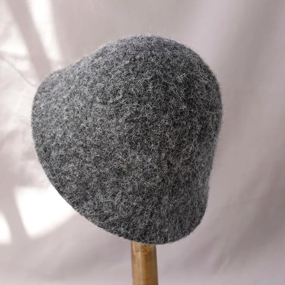 Zentrivo Women's Winter Wool Bucket Hat