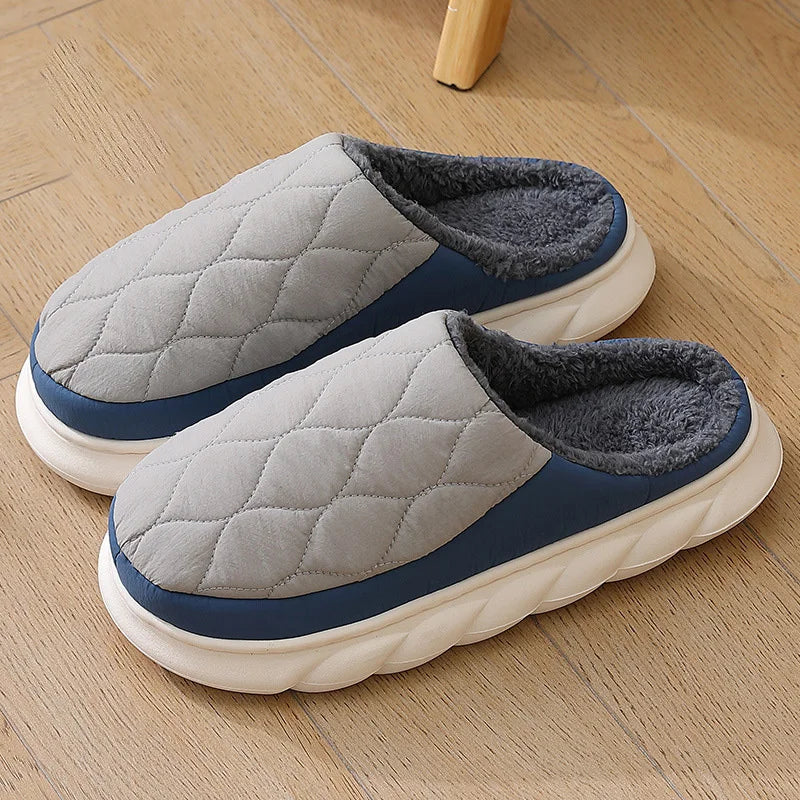 Zentrivo Waterproof Warm Winter Slippers for Men