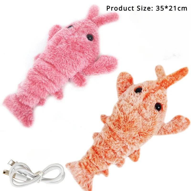 Zentrivo Electric Jumping Shrimp Pet Toy