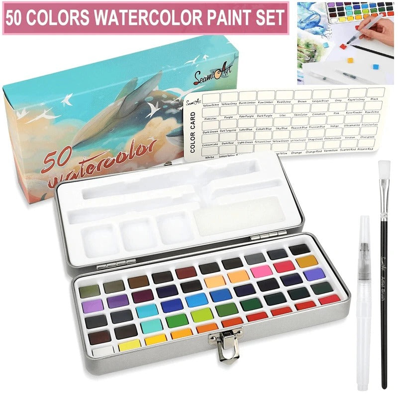 Zentrivo Watercolor Paint Set