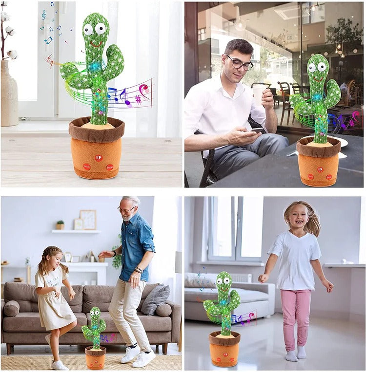 Zentrivo Sound-Reacting Dancing Cactus Toy