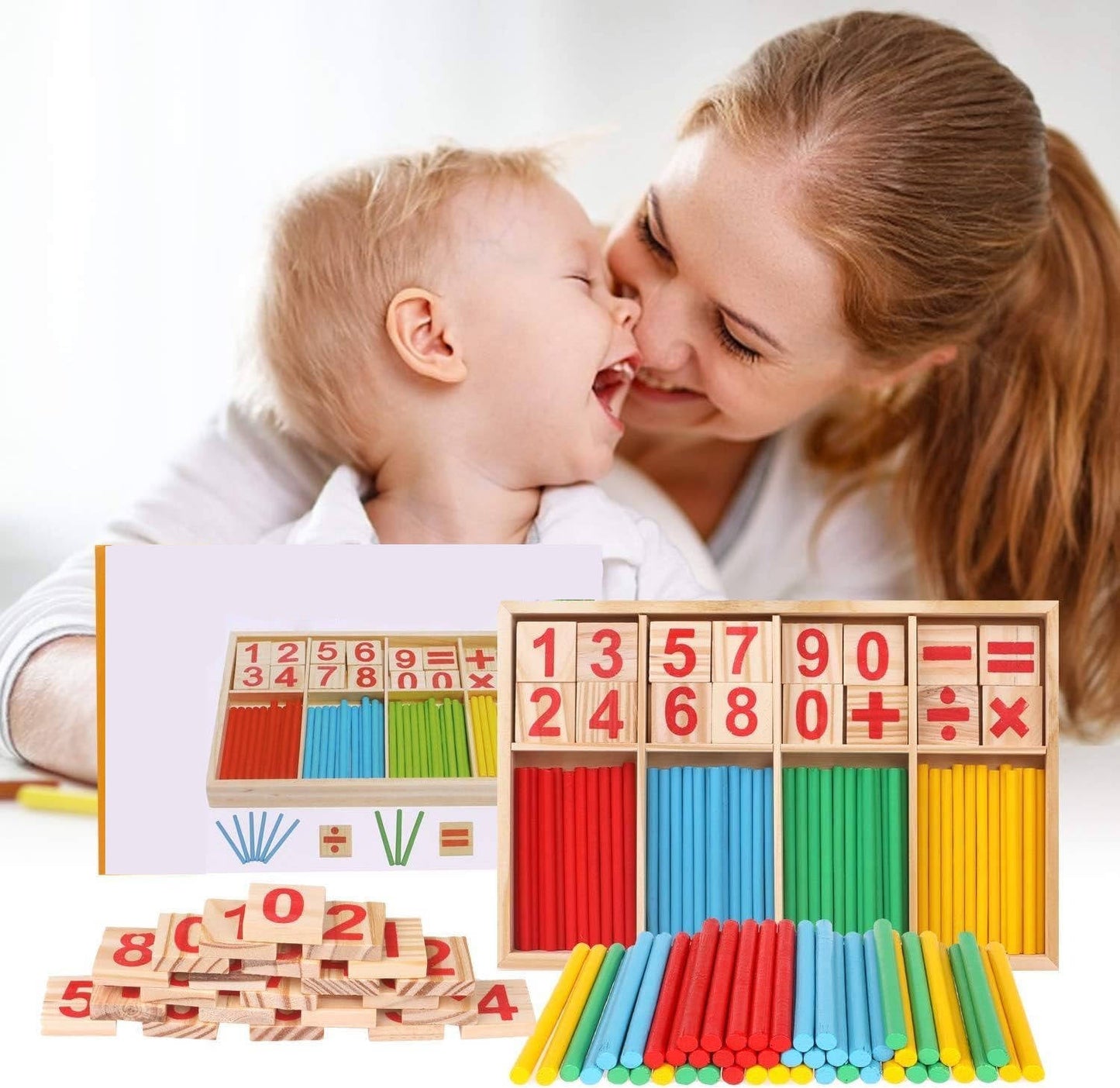 Zentrivo Counting Sticks Educational Toys
