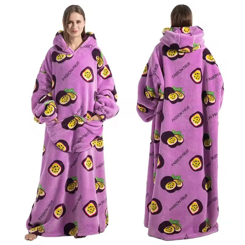 Zentrivo Long Wearable Blanket Hoodie