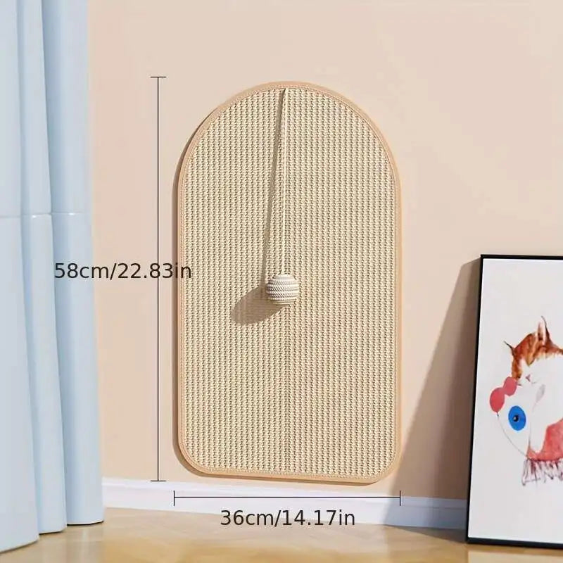 Zentrivo Sisal 3 in 1 Wall Mounted Cat Scratch Pad