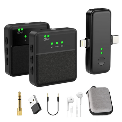 Zentrivo Wireless Bluetooth Lavalier Lapel Microphone