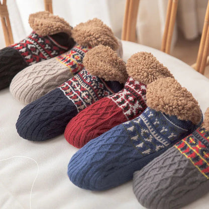 Zentrivo Snow Pattern Warm Socks for Winter