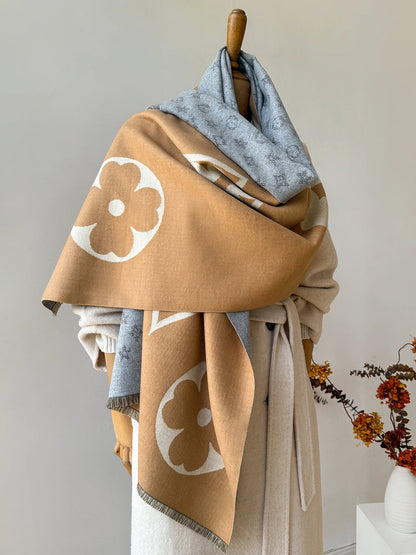 Zentrivo Luxury Faux Cashmere Winter Scarf Neck Warmer