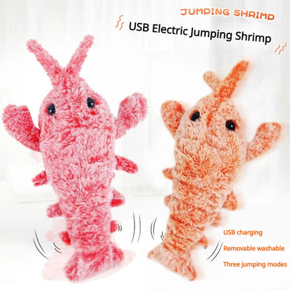 Zentrivo Electric Jumping Shrimp Pet Toy
