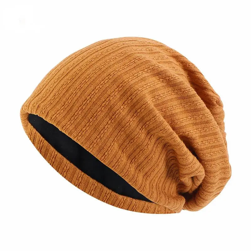 Zentrivo Wheat Pattern Cotton Beanie Hat Winter