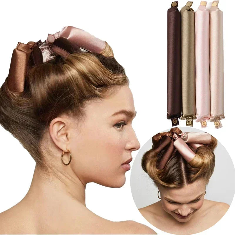Zentrivo Satin Headband Heatless Hair Curler