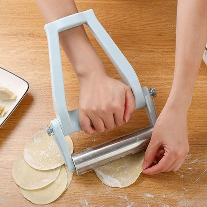 Zentrivo Stainless Steel Adjustable Handheld Rolling Pin