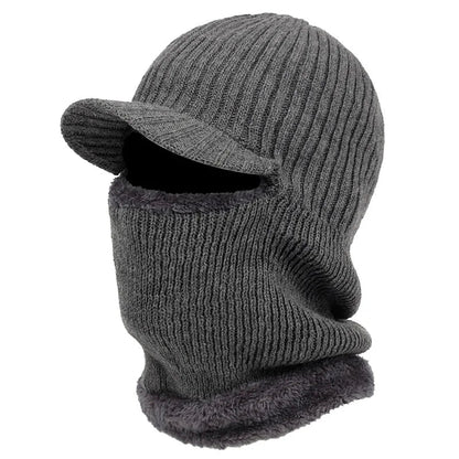 Zentrivo Knit Beanie Balaclava with Visor