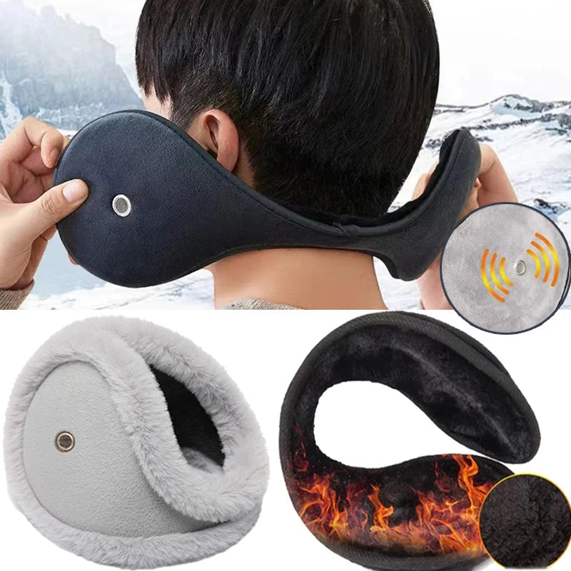 Zentrivo Plush Winter Ear Muffs with Earpiece