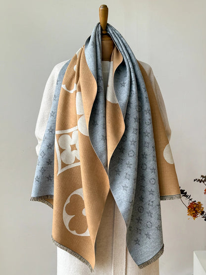 Zentrivo Luxury Faux Cashmere Winter Scarf Neck Warmer