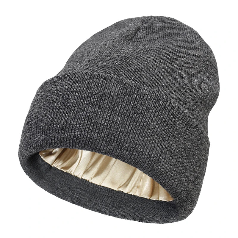Zentrivo Satin Lined Hat Beanie Cap for Women