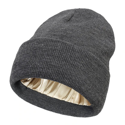 Zentrivo Satin Lined Hat Beanie Cap for Women