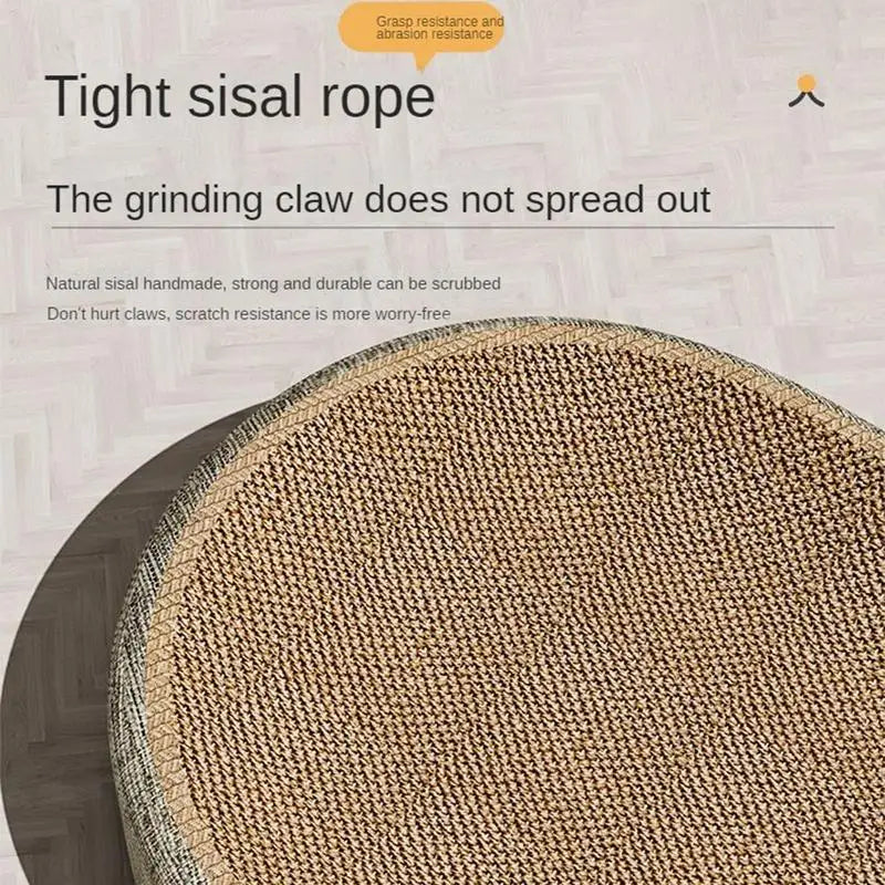 Zentrivo Oval Sisal 2 in 1 Cat Scratcher Bed