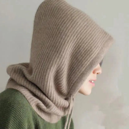 Zentrivo Knitted Hooded Balaclava Hat Neck Warmer