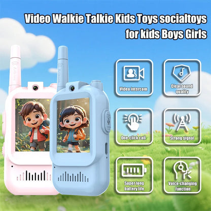 Zentrivo Childrens 2 Pack Video Walkie Talkie