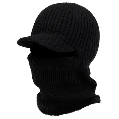 Zentrivo Knit Beanie Balaclava with Visor