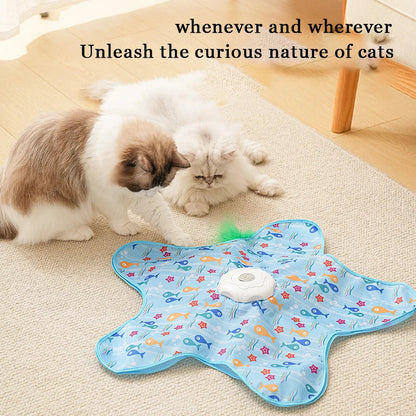Zentrivo Automatic Hide and Seek Interactive Cat Toy