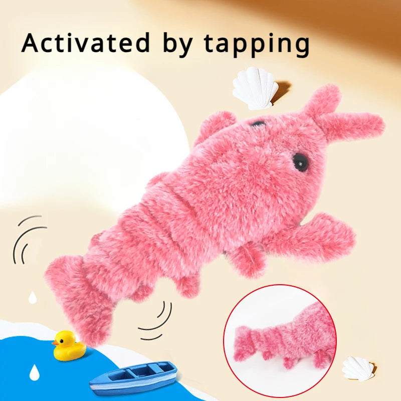Zentrivo Electric Jumping Shrimp Pet Toy