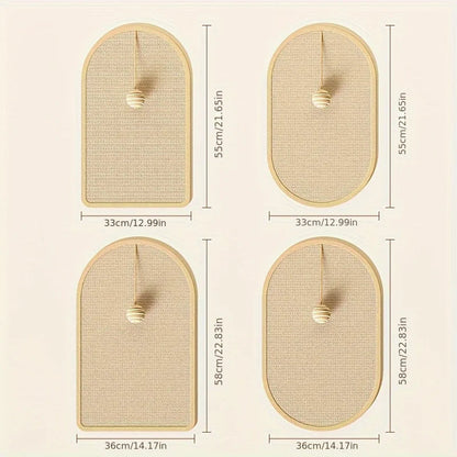 Zentrivo Sisal 3 in 1 Wall Mounted Cat Scratch Pad