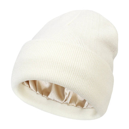 Zentrivo Satin Lined Hat Beanie Cap for Women