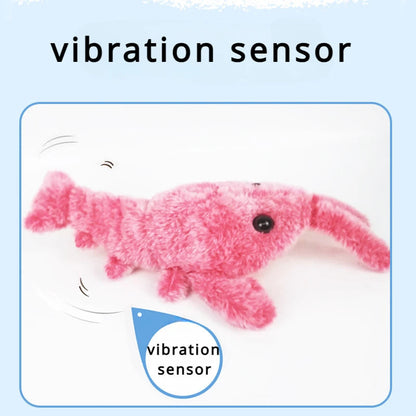 Zentrivo Electric Jumping Shrimp Pet Toy