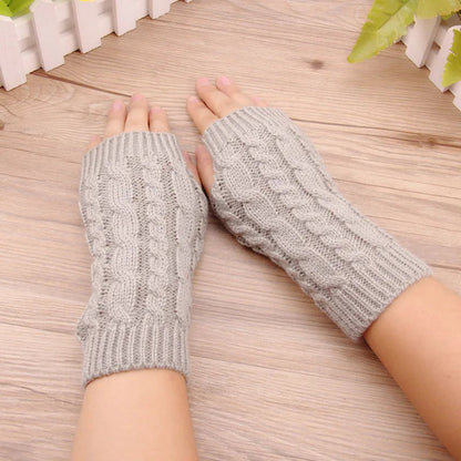 Zentrivo Knit Womens Winter Fingerless Gloves