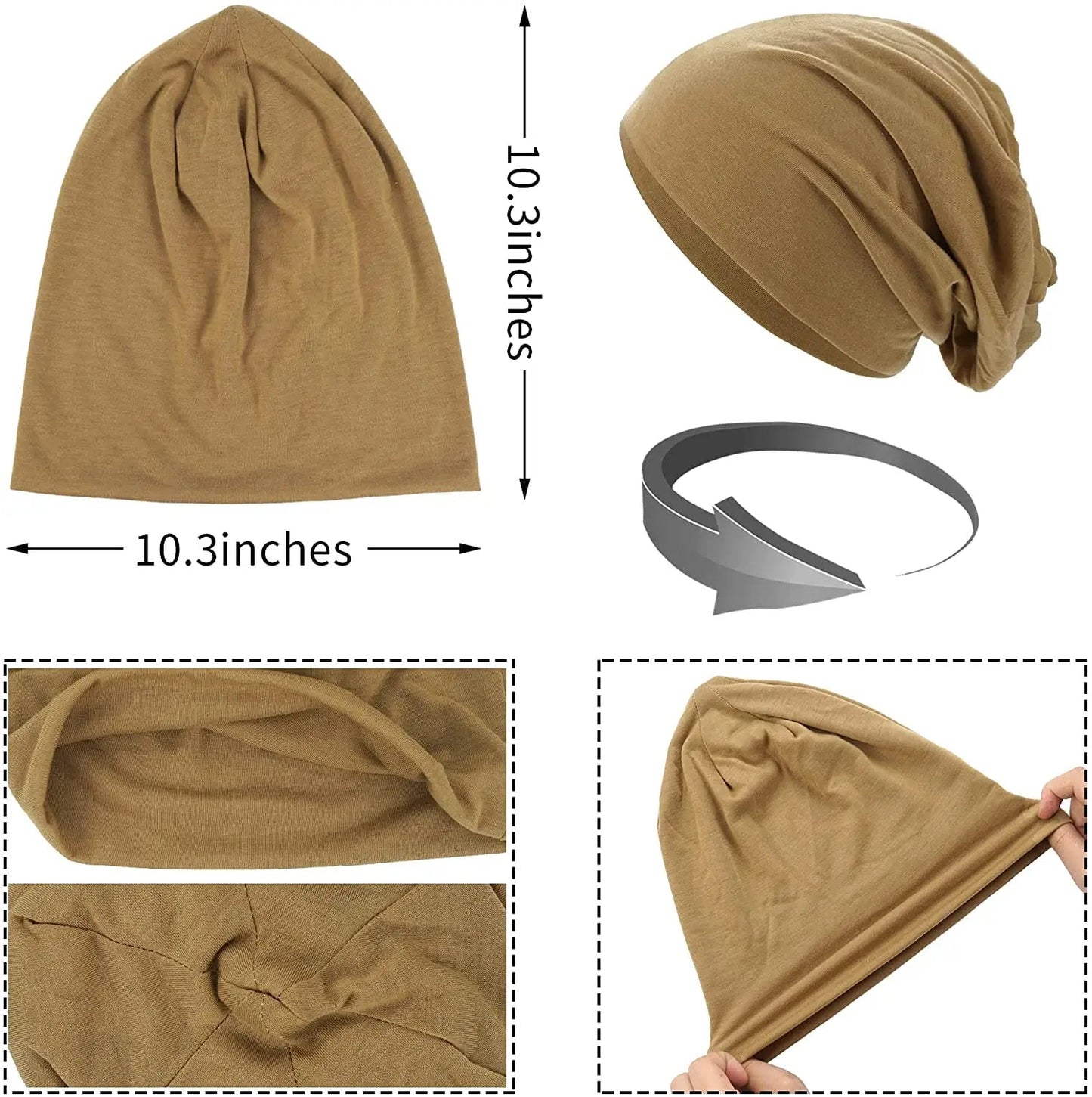 Zentrivo Cozy Slouch Hat Beanie Cap