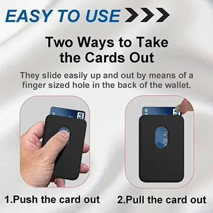 Zentrivo Magnetic Leather Card Holder Wallet for iPhone