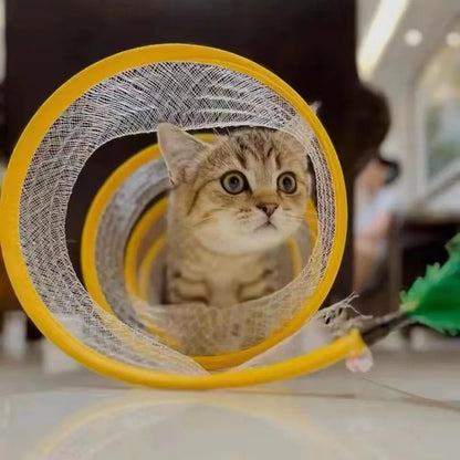 Zentrivo Collapsible S Type Interactive Cat Tunnel