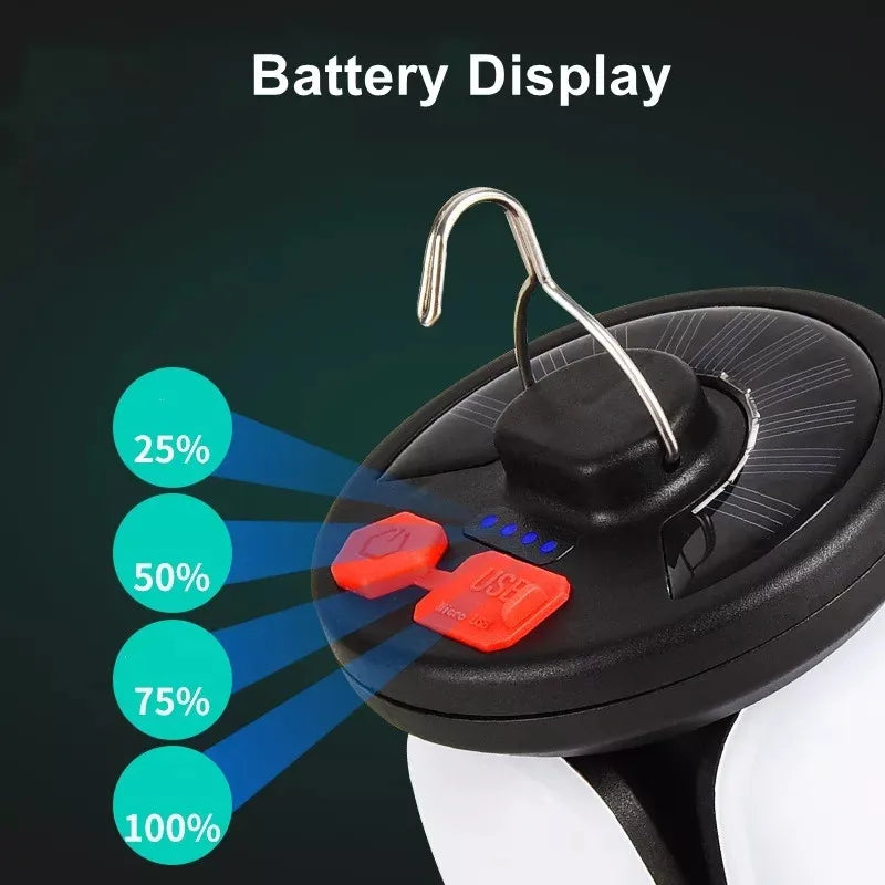 Zentrivo Solar USB Folding Leaf Camping Lantern