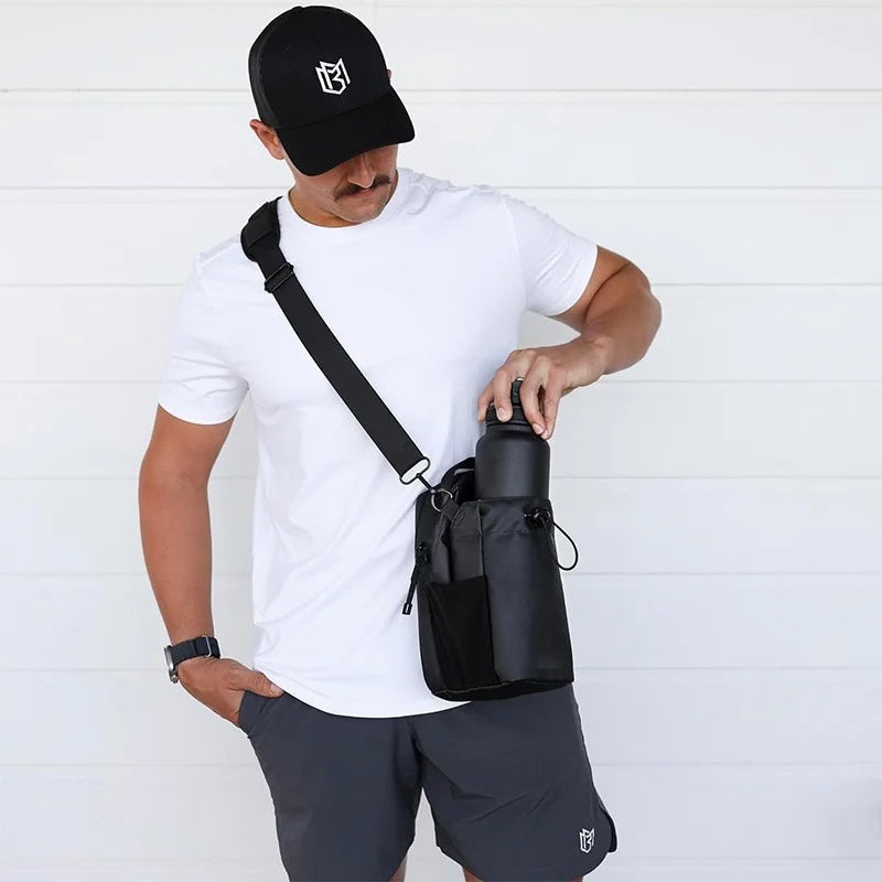 Zentrivo Magnetic Multi-Way Fitness Water Bottle Bag
