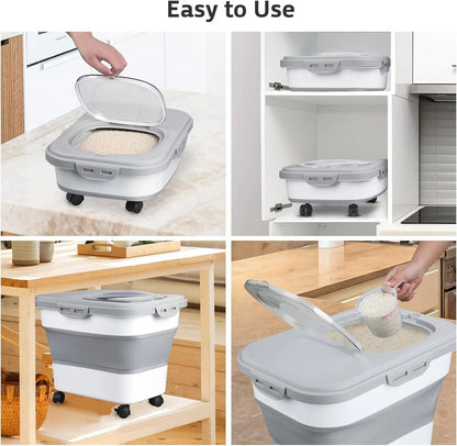 Zentrivo Foldable Large Capacity Food Storage