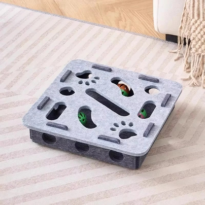 Zentrivo Felt Interactive Cat Puzzle Toy Box