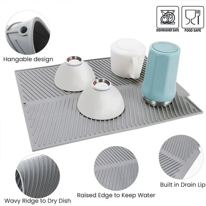 Zentrivo Silicone Countertop Dish Drying Mat