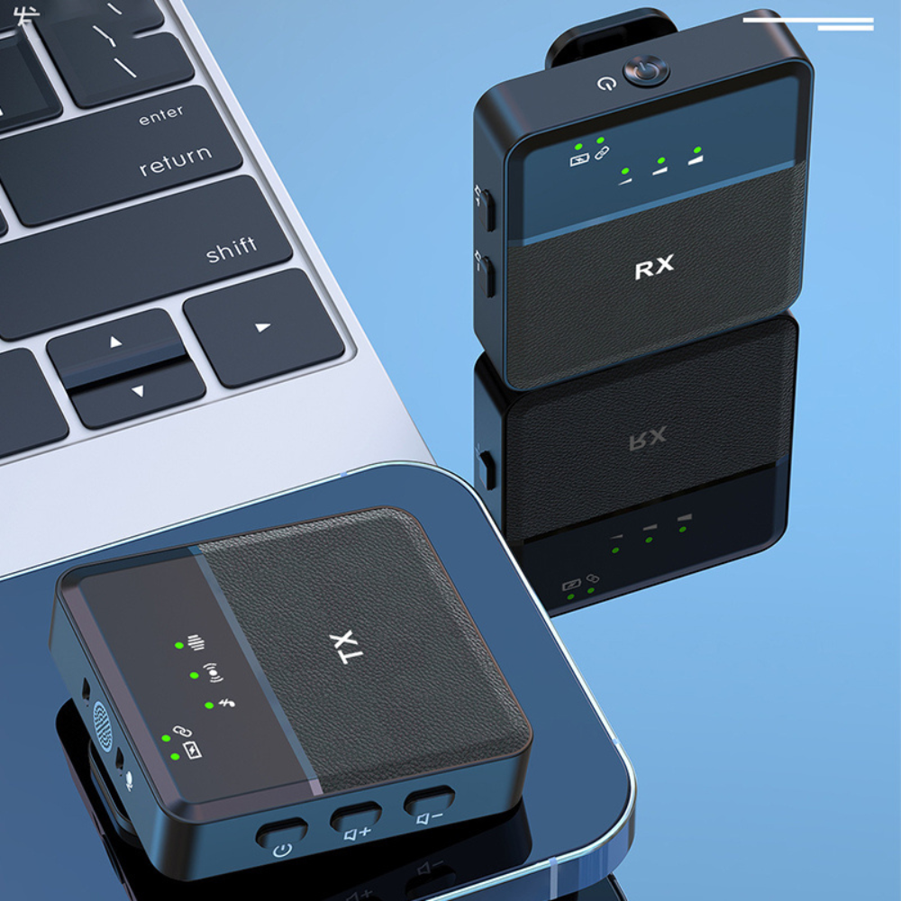 Zentrivo Wireless Bluetooth Lavalier Lapel Microphone