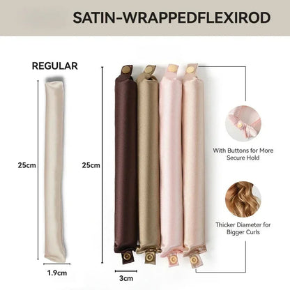 Zentrivo Satin Headband Heatless Hair Curler