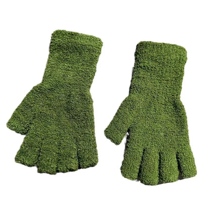 Zentrivo Winter Comfort Knit Half Finger Gloves