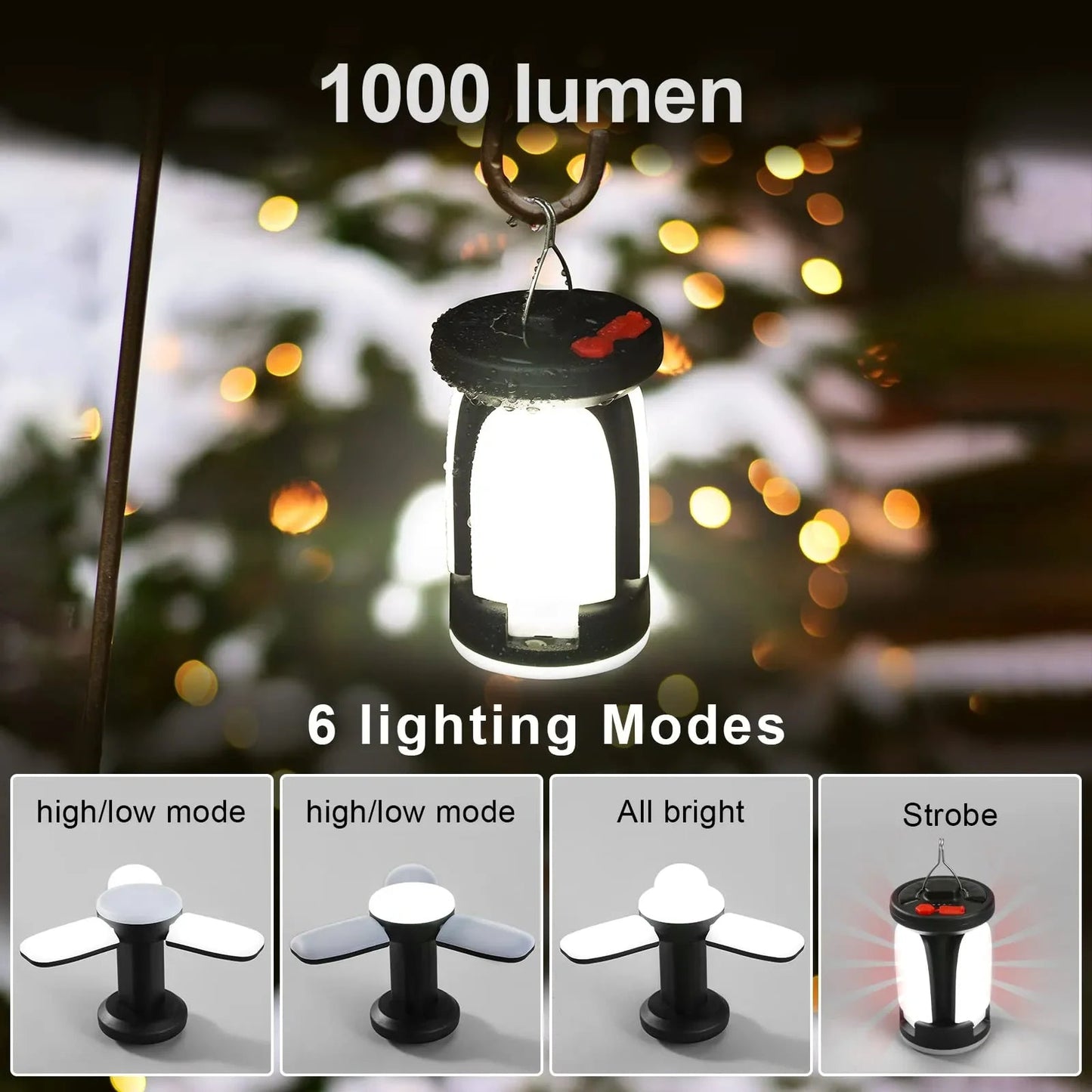 Zentrivo Solar USB Folding Leaf Camping Lantern