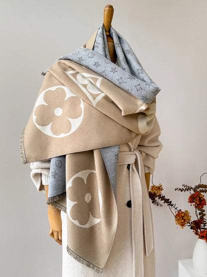 Zentrivo Luxury Faux Cashmere Winter Scarf Neck Warmer
