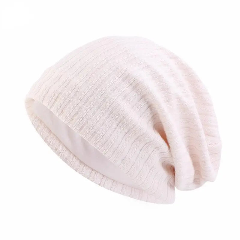 Zentrivo Wheat Pattern Cotton Beanie Hat Winter