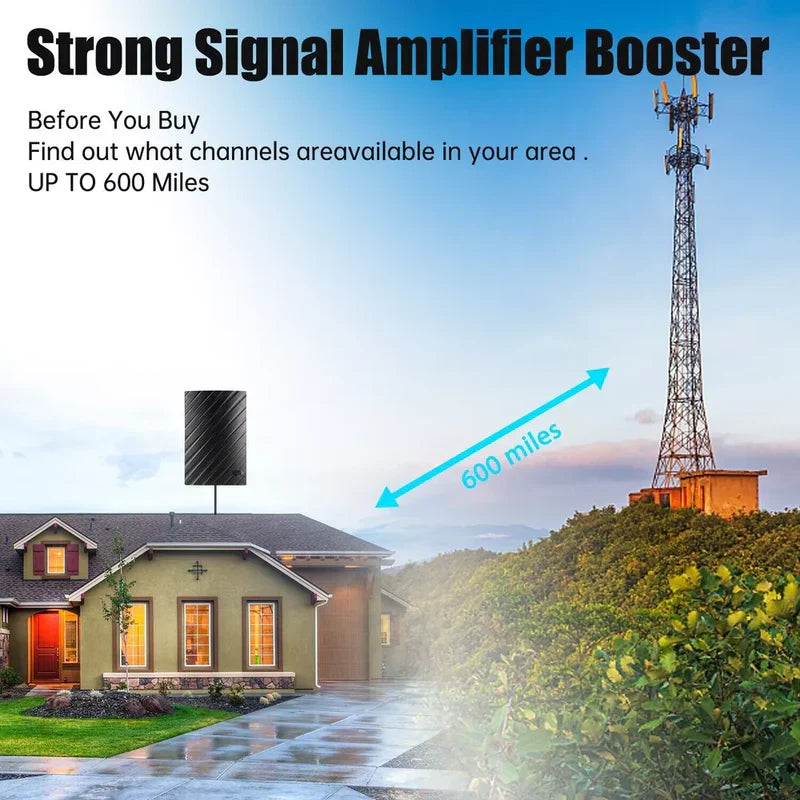 Zentrivo Long Range Indoor HDTV 4K Digital Antenna 600