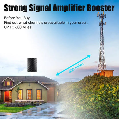 Zentrivo Long Range Indoor HDTV 4K Digital Antenna 600