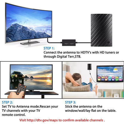 Zentrivo Long Range Indoor HDTV 4K Digital Antenna 600