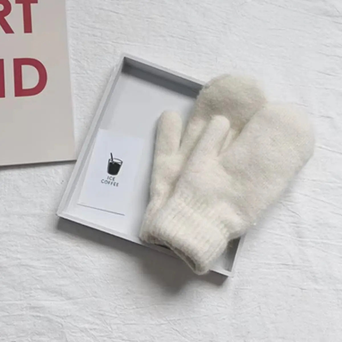 Zentrivo Cashmere Knit Mittens Winter for Women