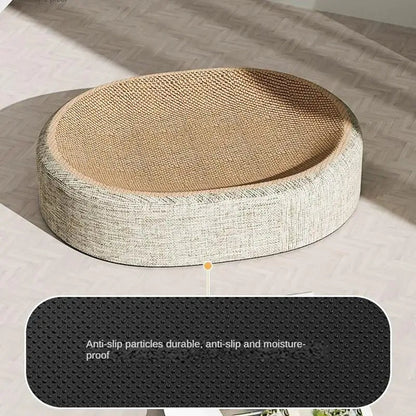 Zentrivo Oval Sisal 2 in 1 Cat Scratcher Bed