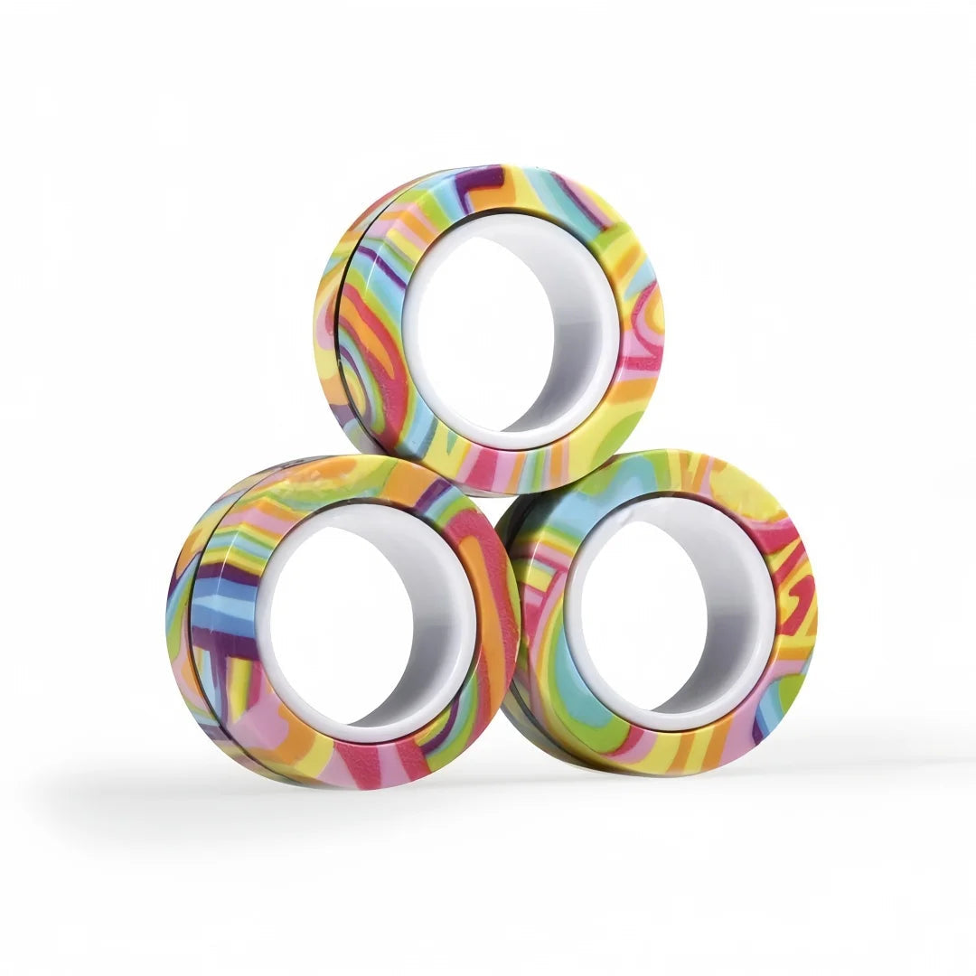 Zentrivo Magnetic Fidget Ring Spinner Set